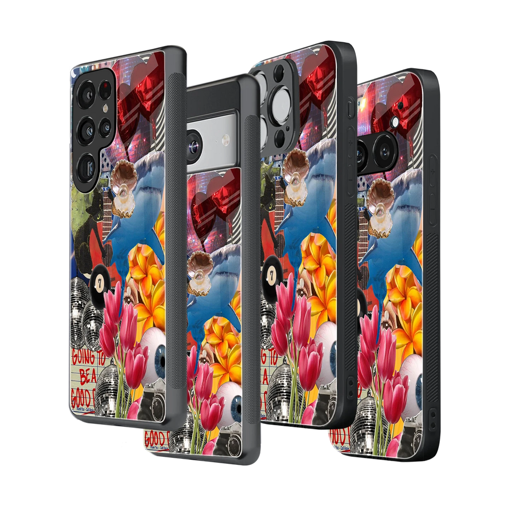 Stylish Glass Back Case for All Smartphones iPhone, Samsung, OnePlus, Pixel, Redmi, Oppo, Vivo, Motorola