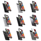 Durable Glass Back Mobile Case for iPhone, Samsung, OnePlus, Google Pixel, Redmi, Vivo, Oppo