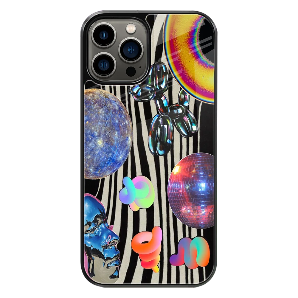 Premium Glass Back Mobile Phone Cover for iPhone, Samsung, OnePlus, Google Pixel, Redmi, Oppo, Vivo & Realme