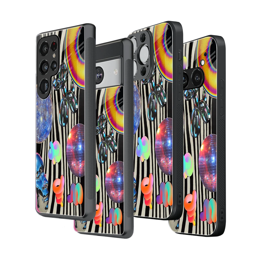 Stylish Glass Back Case for All Smartphones iPhone, Samsung, OnePlus, Pixel, Redmi, Oppo, Vivo, Motorola