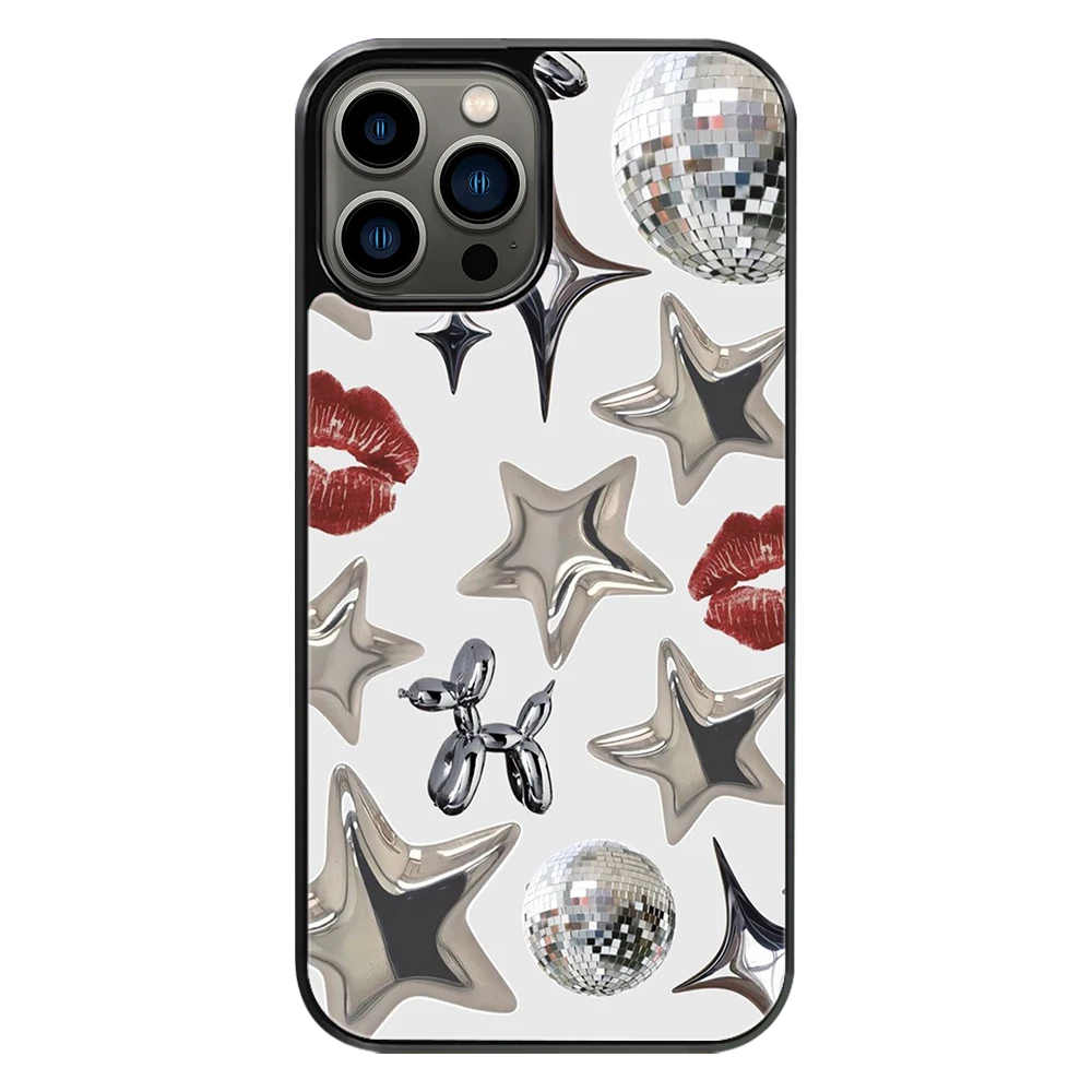 Premium Glass Back Mobile Phone Cover for iPhone, Samsung, OnePlus, Google Pixel, Redmi, Oppo, Vivo & Realme