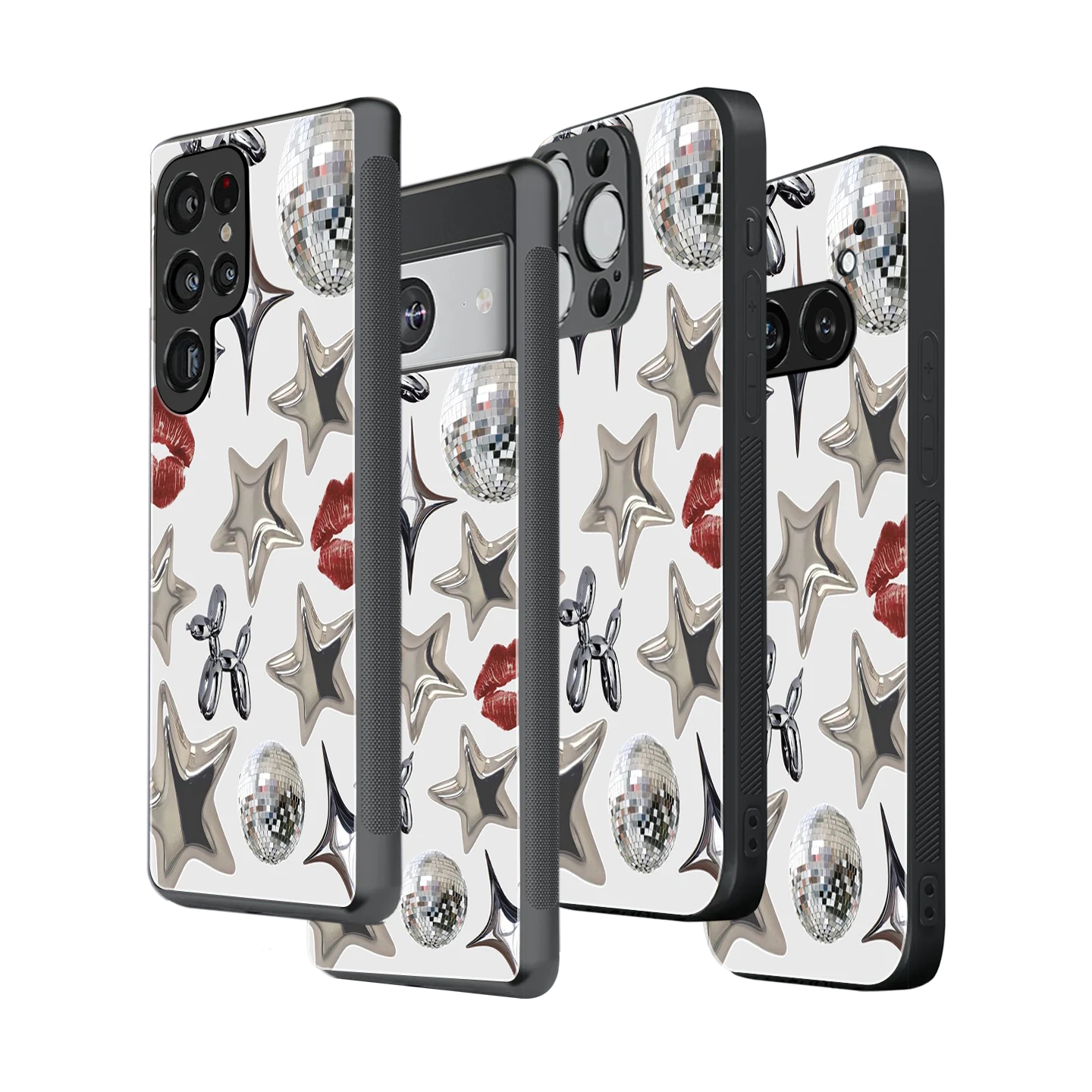 Stylish Glass Back Case for All Smartphones iPhone, Samsung, OnePlus, Pixel, Redmi, Oppo, Vivo, Motorola