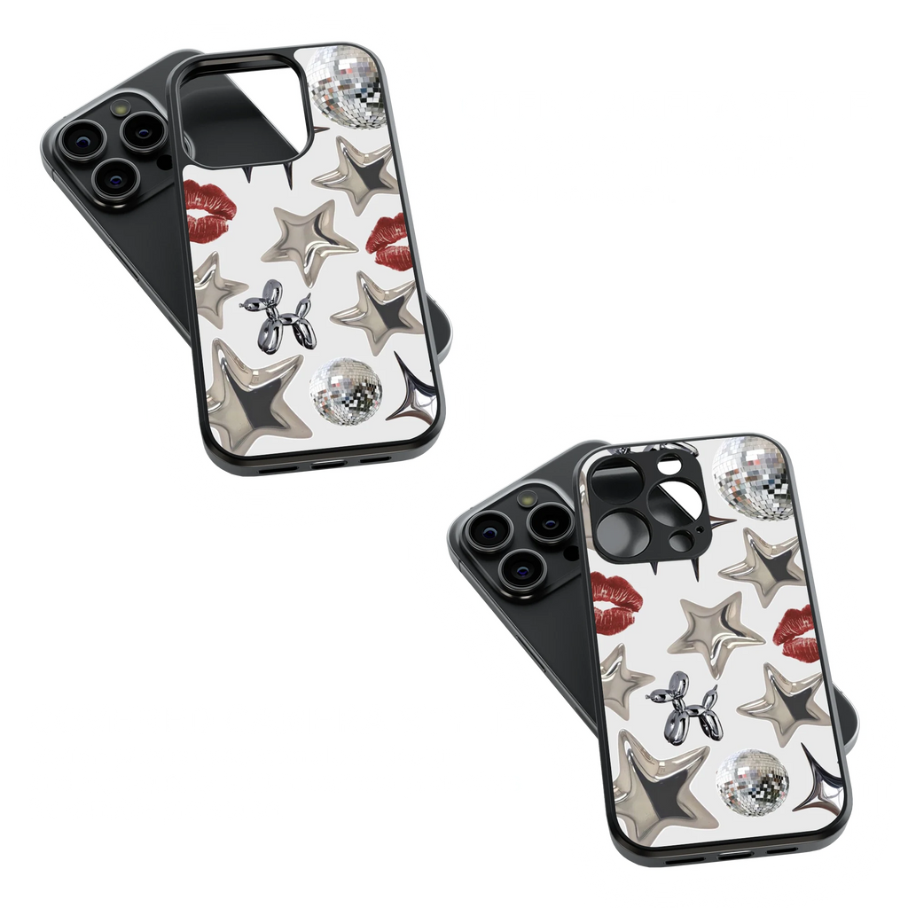 Trendy Glass Back Mobile Case for iPhone, Samsung, Redmi, OnePlus, Google Pixel, Motorola