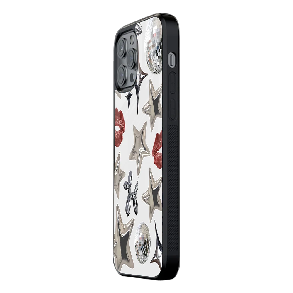 Slim Glass Back Phone Case for Multiple Brands iPhone, Samsung, Redmi, OnePlus, Oppo, Vivo