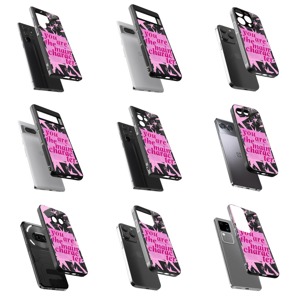 Durable Glass Back Mobile Case for iPhone, Samsung, OnePlus, Google Pixel, Redmi, Vivo, Oppo