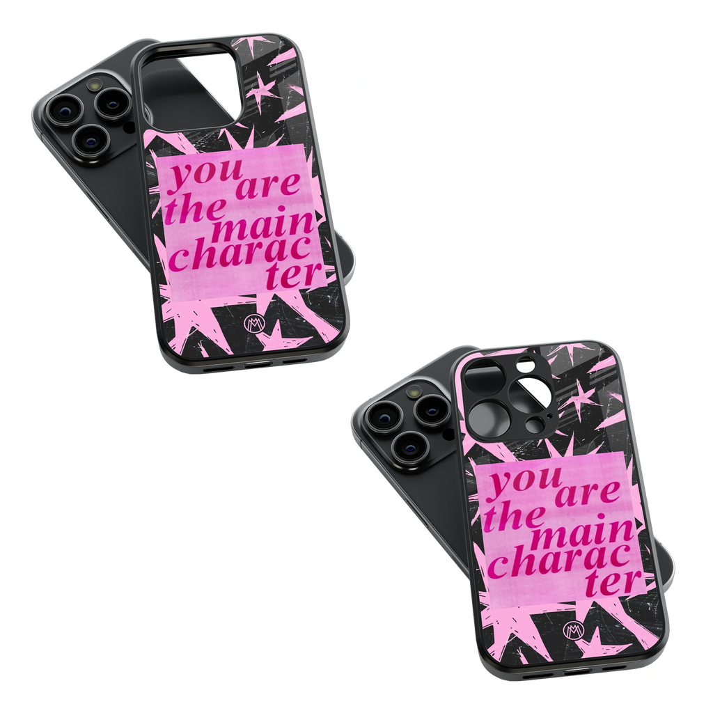Trendy Glass Back Mobile Case for iPhone, Samsung, Redmi, OnePlus, Google Pixel, Motorola