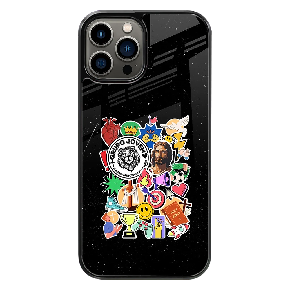 Premium Glass Back Mobile Phone Cover for iPhone, Samsung, OnePlus, Google Pixel, Redmi, Oppo, Vivo & Realme