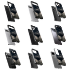 Durable Glass Back Mobile Case for iPhone, Samsung, OnePlus, Google Pixel, Redmi, Vivo, Oppo