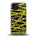do not cross warning back phone cover | glass case for iphone 13 mini