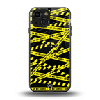do not cross warning back phone cover | glass case for iphone 13 mini