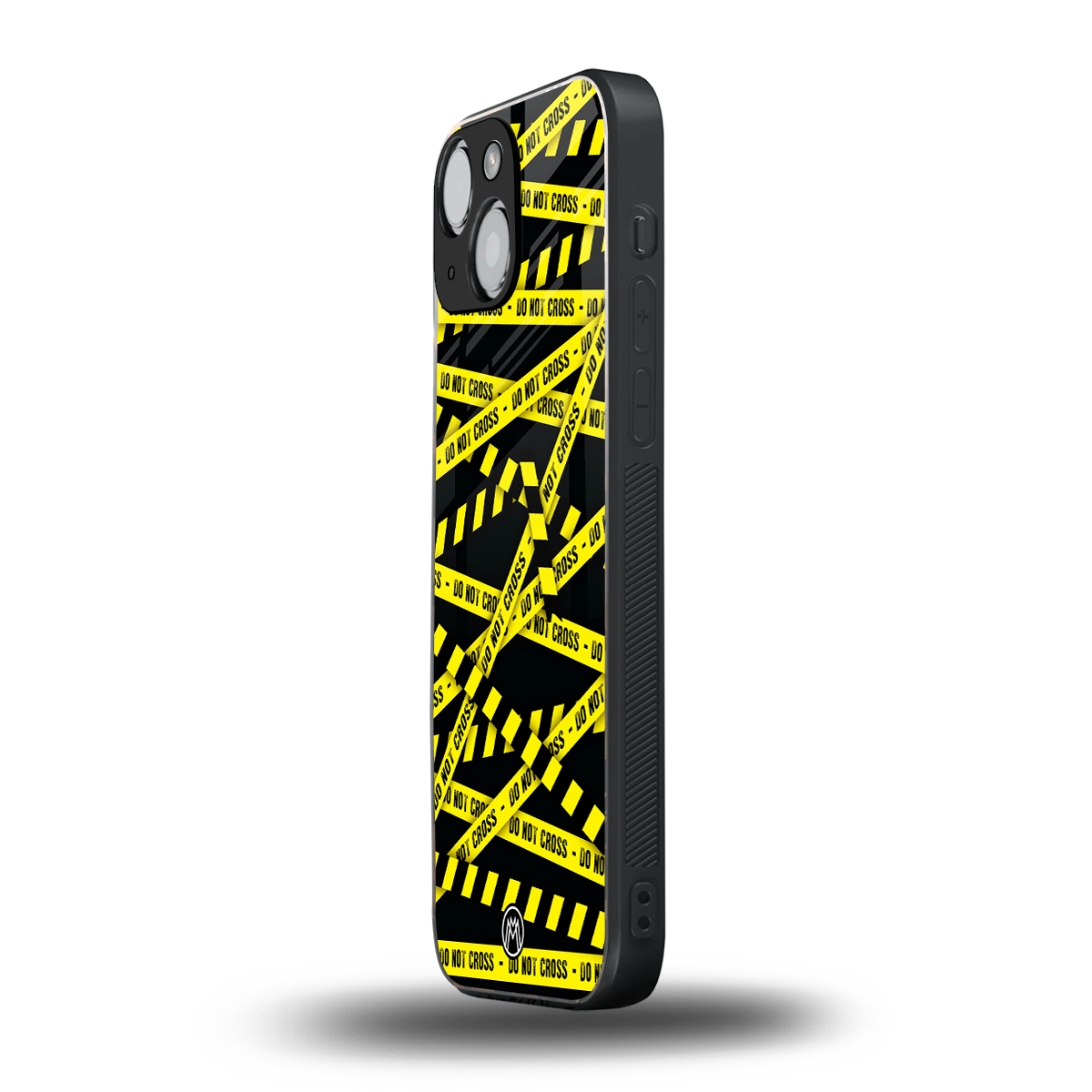 do not cross warning back phone cover | glass case for iphone 13 mini