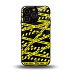 do not cross warning back phone cover | glass case for iphone 13 pro