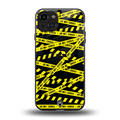 do not cross warning back phone cover | glass case for iphone 15