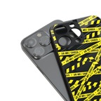 do not cross warning back phone cover | glass case for iphone 14 plus