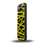 do not cross warning back phone cover | glass case for iphone 16e
