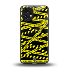 do not cross warning back phone cover | glass case for nothing phone 1