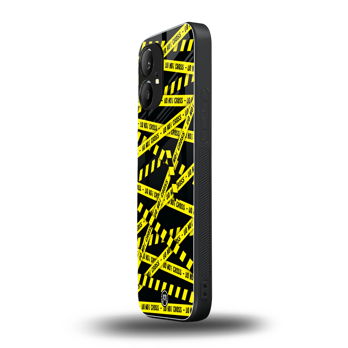 do not cross warning back phone cover | glass case for nothing phone 1