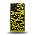 do not cross warning back phone cover | glass case for nothing phone 2