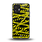 do not cross warning back phone cover | glass case for nothing phone 2