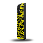 do not cross warning back phone cover | glass case for nothing phone 2