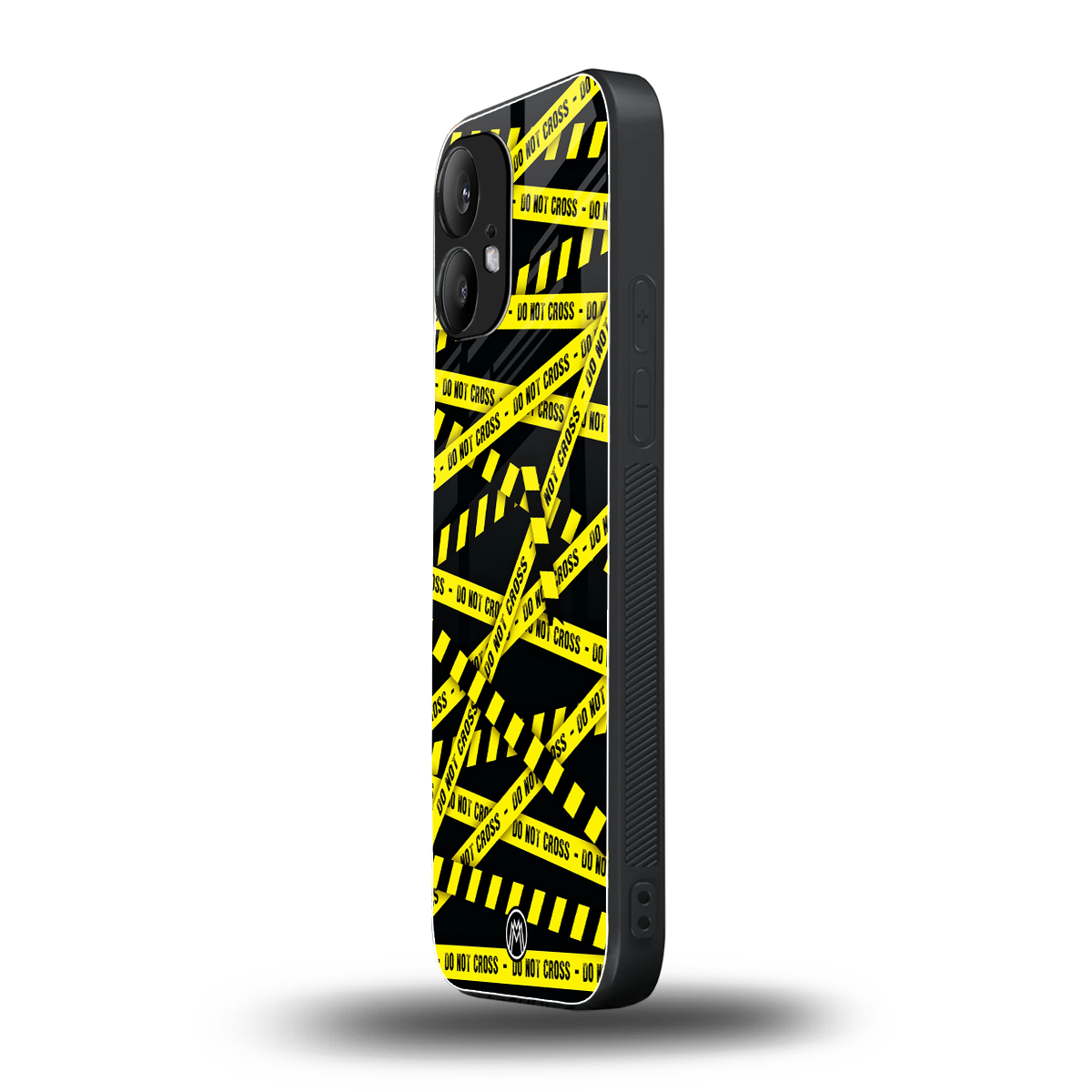 do not cross warning back phone cover | glass case for nothing phone 2