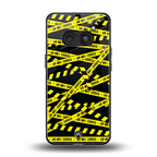 do not cross warning back phone cover | glass case for nothing phone 2a
