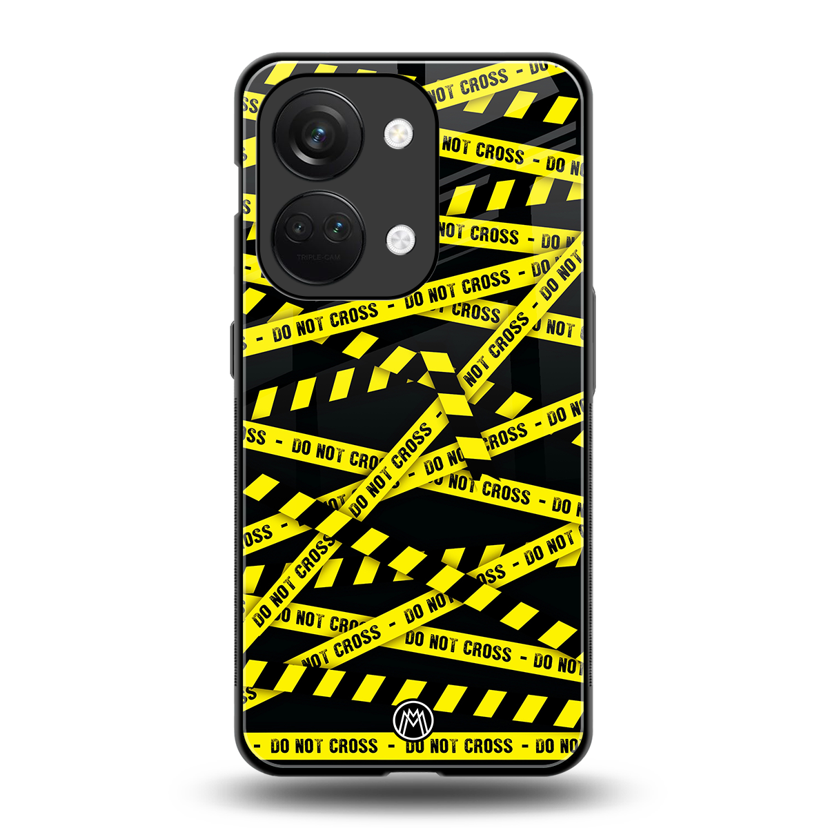 do not cross warning back phone cover | glass case for oneplus nord 3