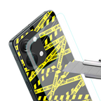 do not cross warning back phone cover | glass case for oneplus nord 3