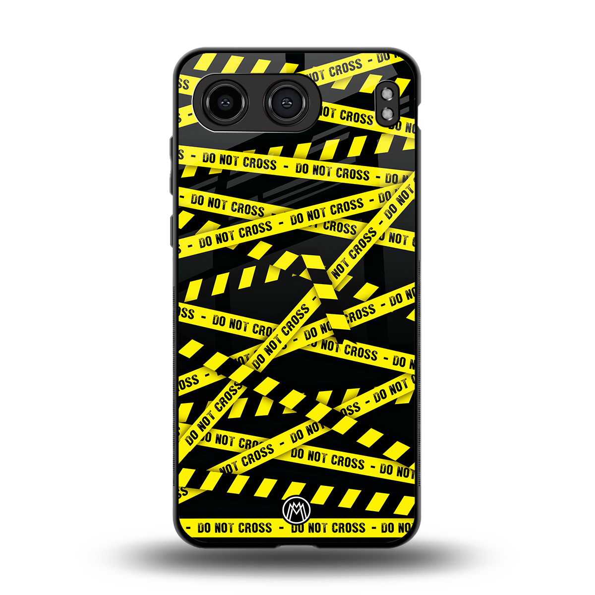 do not cross warning back phone cover | glass case for oneplus nord 4