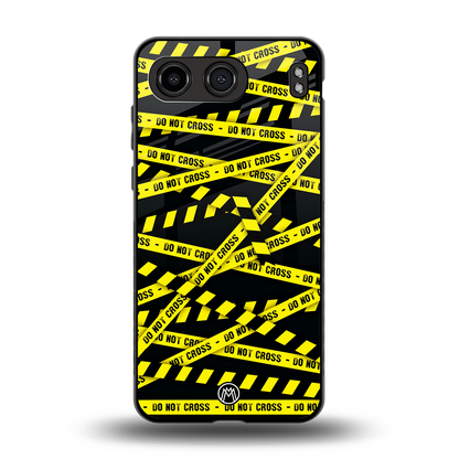 do not cross warning back phone cover | glass case for oneplus nord 4