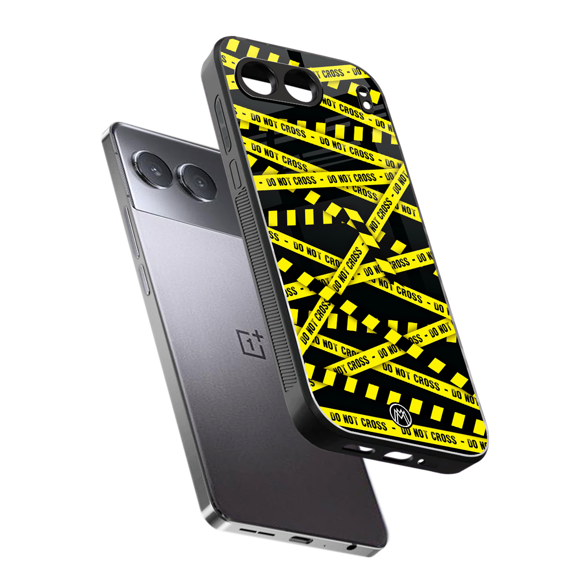 do not cross warning back phone cover | glass case for oneplus nord 4