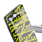 do not cross warning back phone cover | glass case for oneplus nord 4