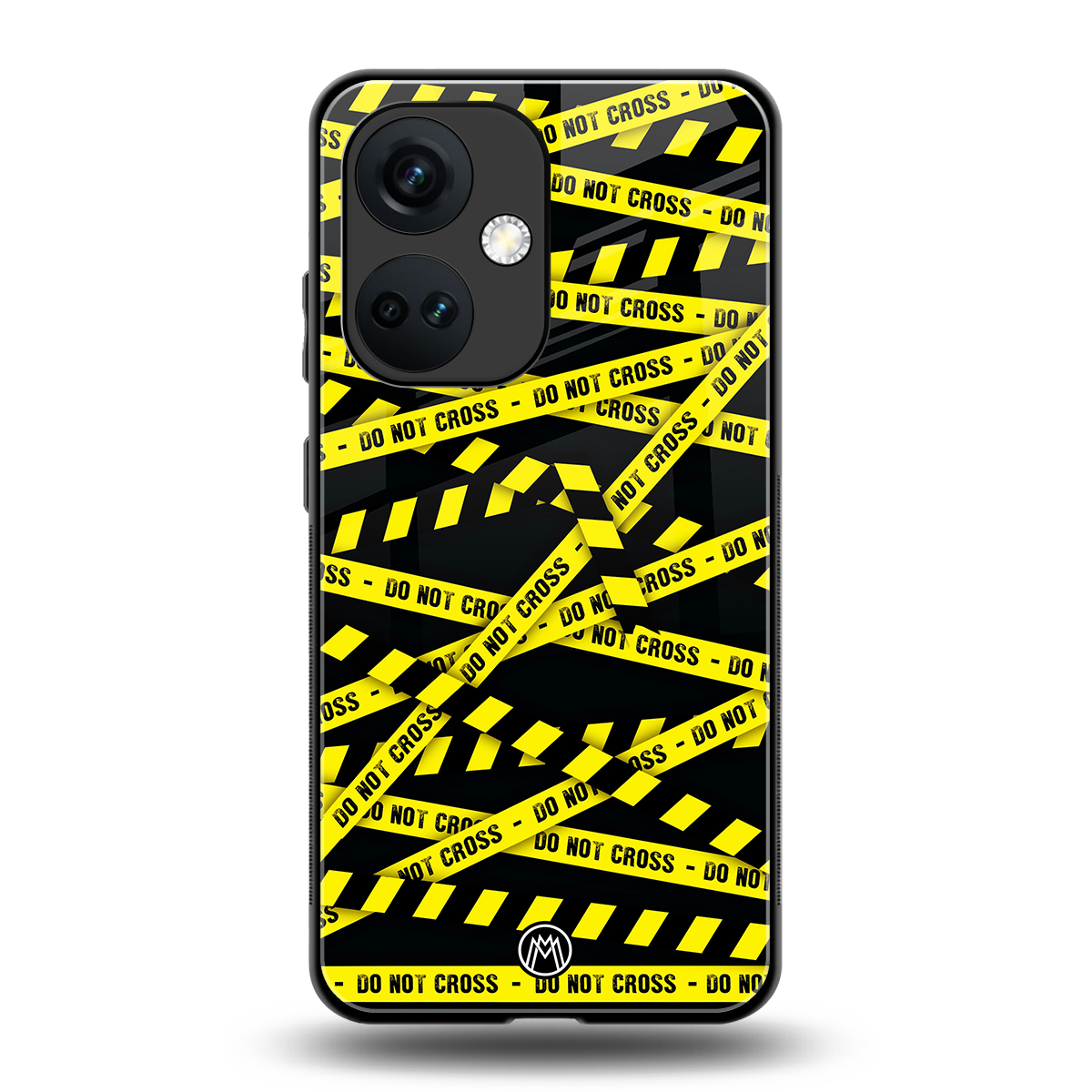 do not cross warning back phone cover | glass case for oneplus nord ce 3