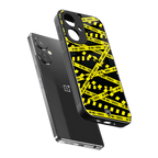 do not cross warning back phone cover | glass case for oneplus nord ce 3