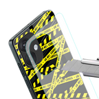 do not cross warning back phone cover | glass case for oneplus nord ce 3