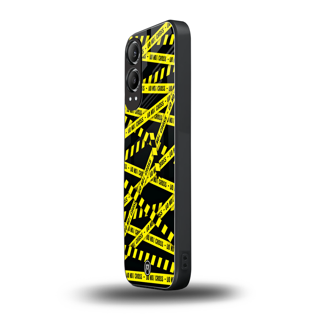 do not cross warning back phone cover | glass case for oneplus nord ce 4 lite
