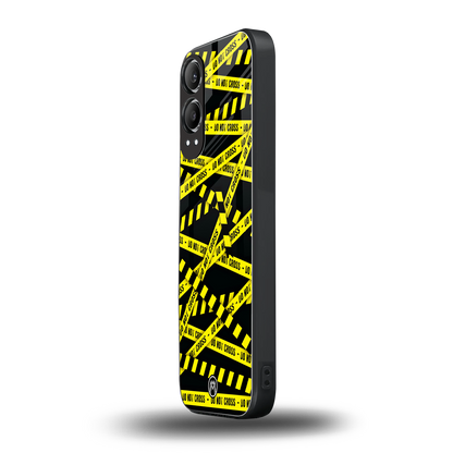 do not cross warning back phone cover | glass case for oneplus nord ce 4 lite