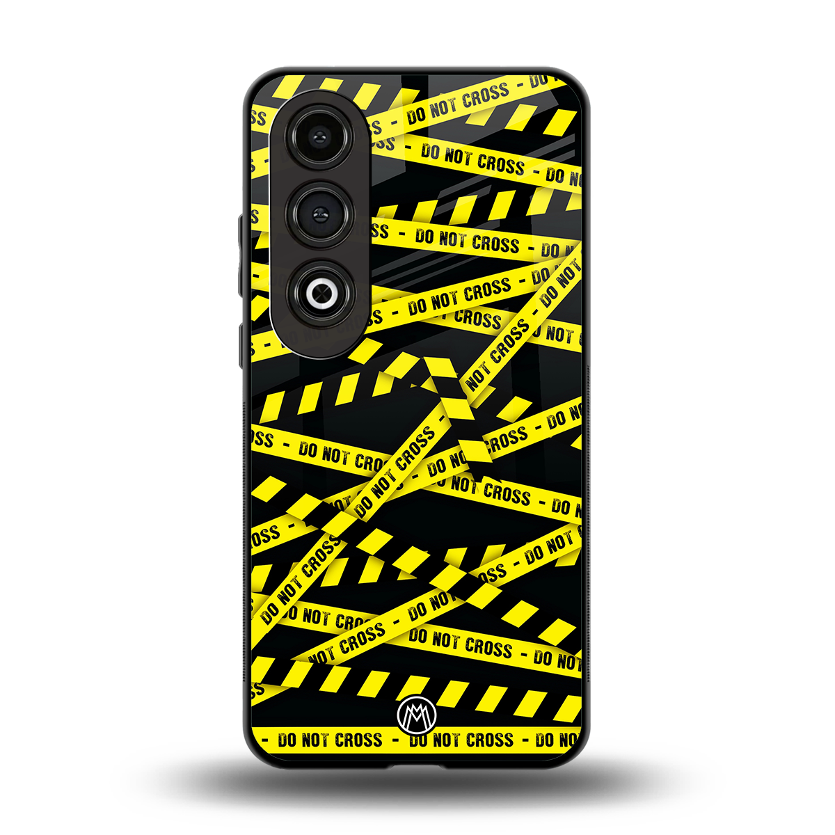 do not cross warning back phone cover | glass case for oneplus nord ce 4