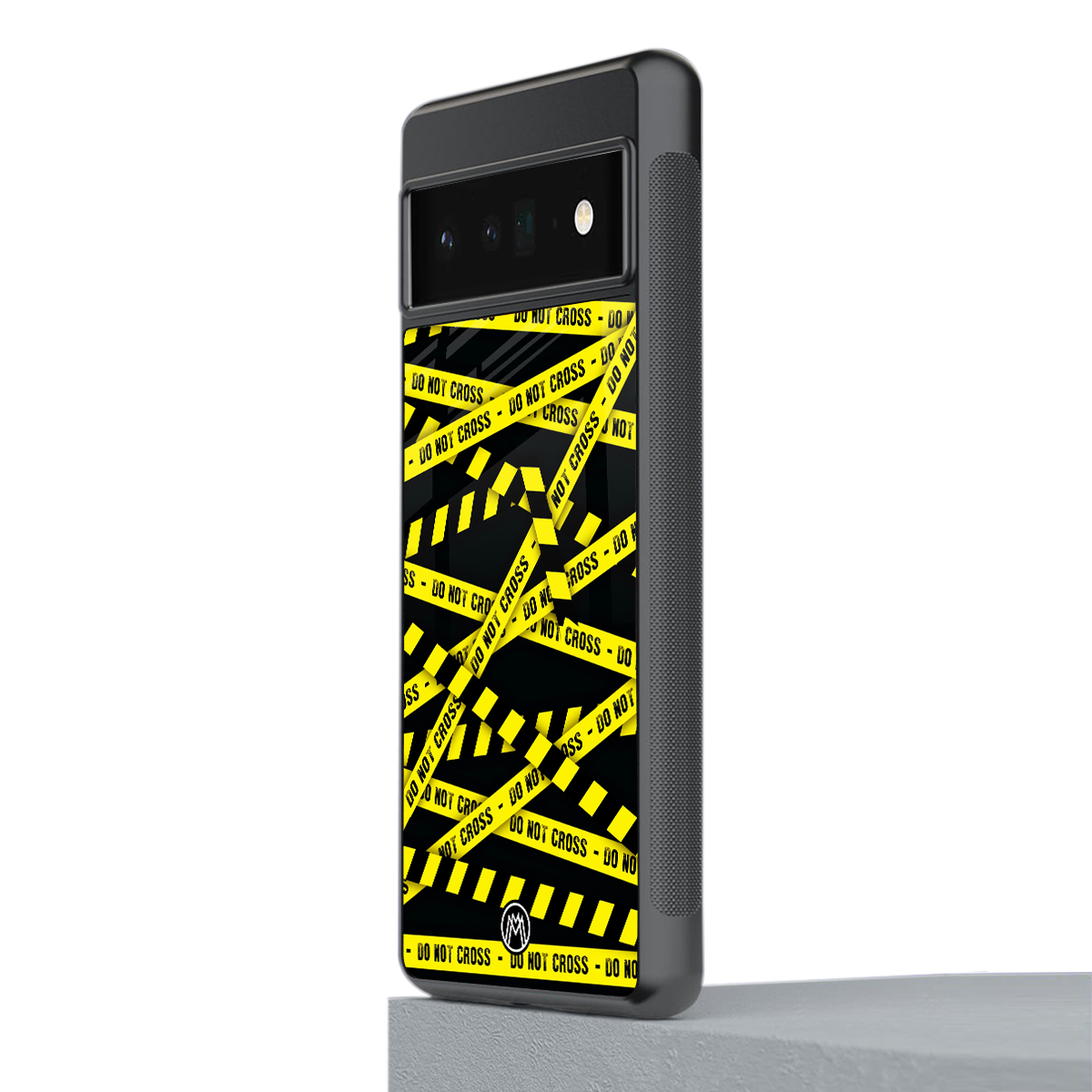 do not cross warning back phone cover | glass case for google pixel 6 pro