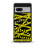 do not cross warning back phone cover | glass case for Google Pixel 7