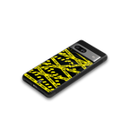 do not cross warning back phone cover | glass case for Google Pixel 7