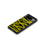 do not cross warning back phone cover | glass case for google pixel 8 pro