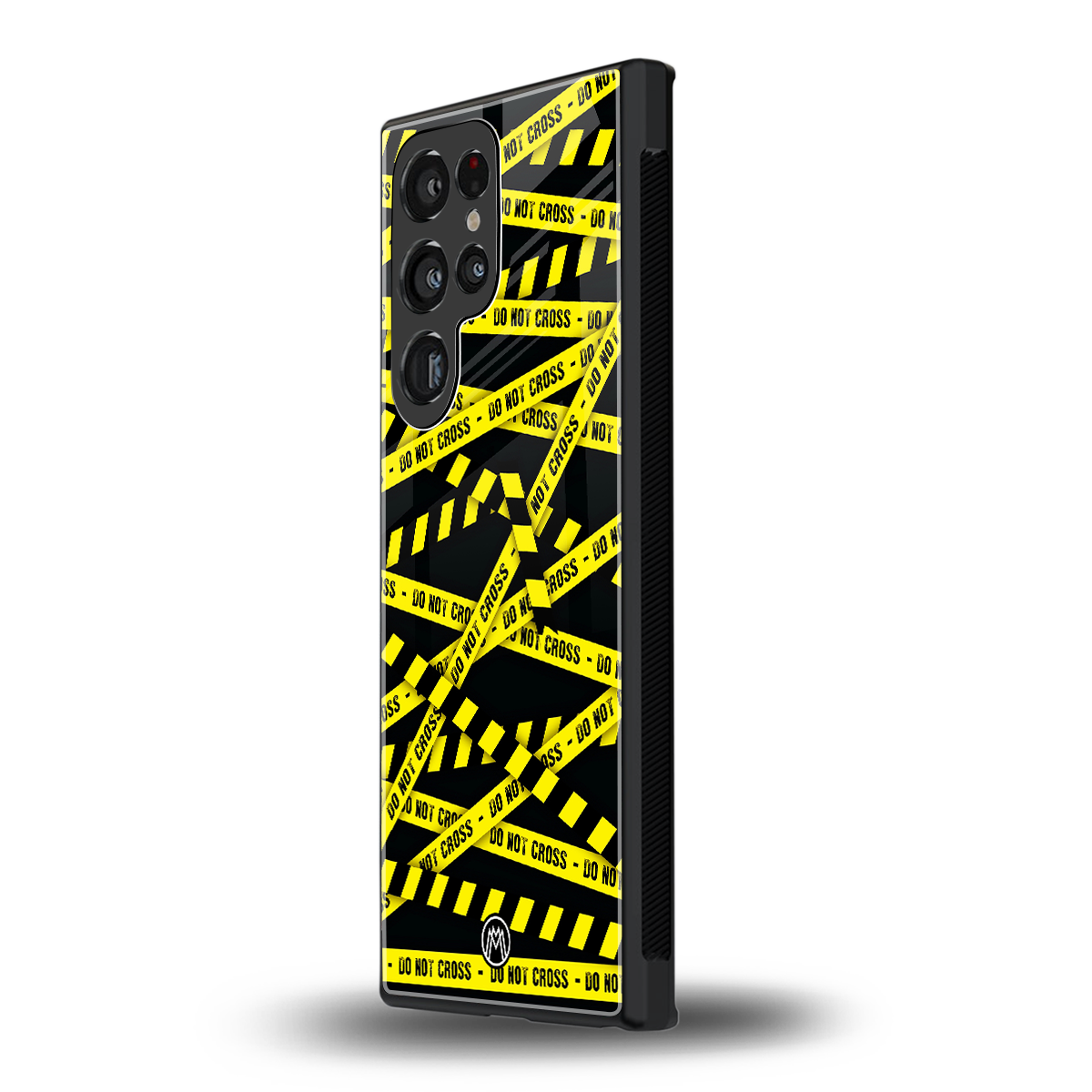 do not cross warning back phone cover | glass case for samsung galaxy s23 ultra