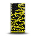do not cross warning back phone cover | glass case for samsung galaxy s25 ultra