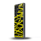 do not cross warning back phone cover | glass case for samsung galaxy s25 ultra