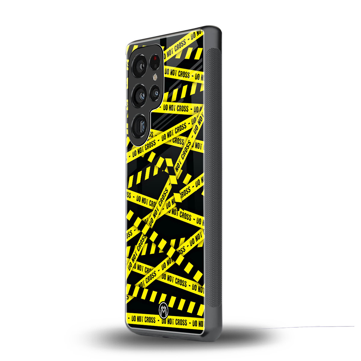 do not cross warning back phone cover | glass case for samsung galaxy s25 ultra