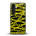 do not cross warning back phone cover | glass case for samsung galaxy s23