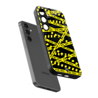 do not cross warning back phone cover | glass case for samsung galaxy s23