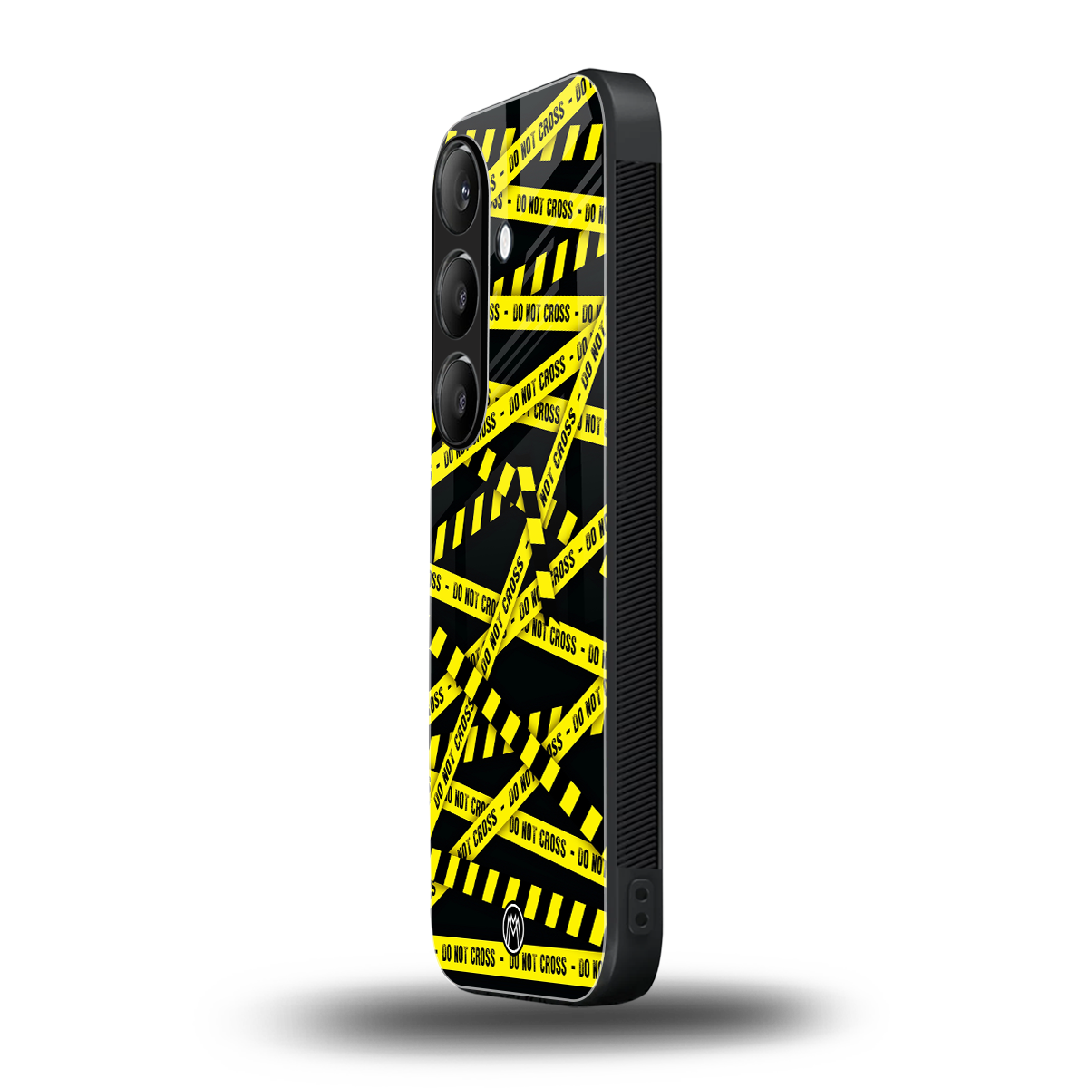 do not cross warning back phone cover | glass case for samsung galaxy s24 plus