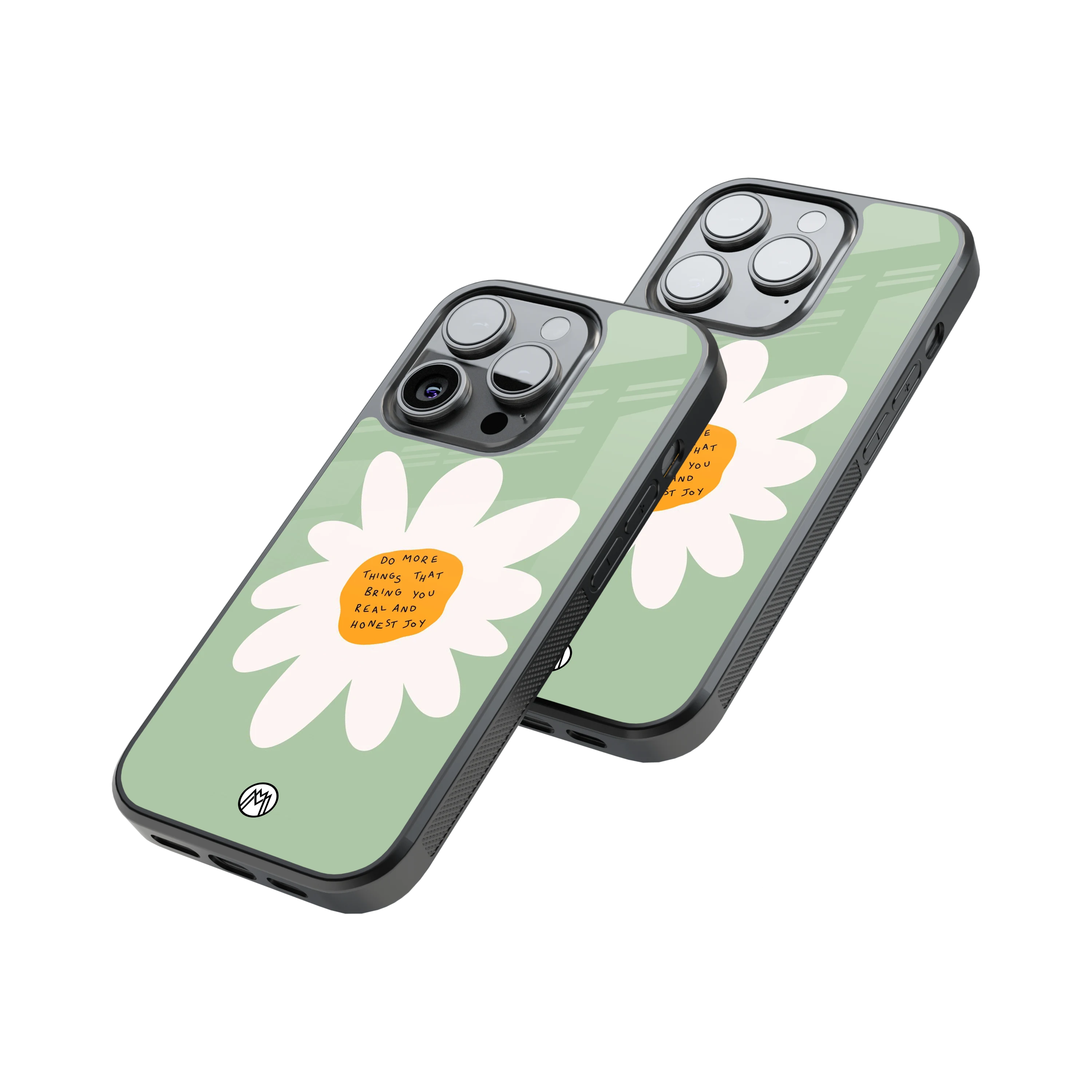 Protective Glass Back Phone Case Compatible with iPhone, Samsung, OnePlus, Pixel & More